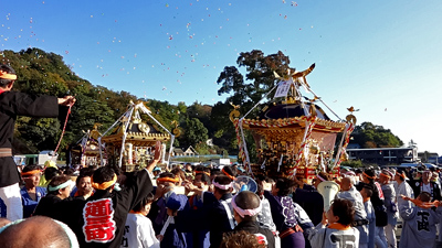 2015年 二宮町町制施行80周年記念神輿パレード２