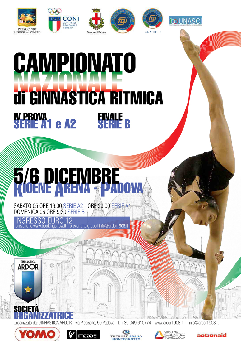 Italian Serie A Padova 2015 poster
